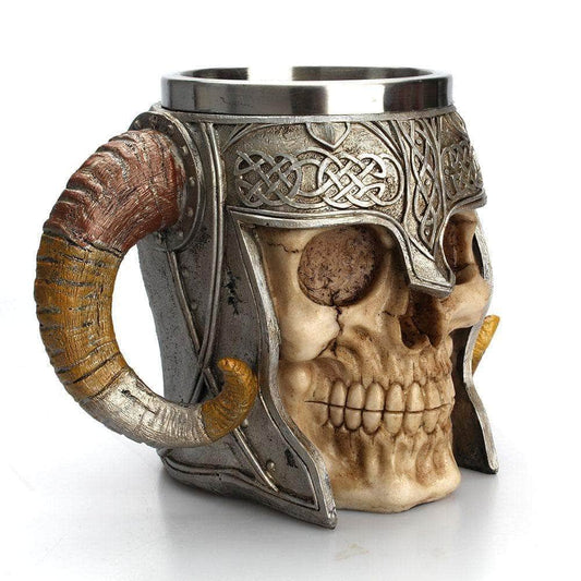 Vikings Goat Horns Stainless Steel Mug - Bundles