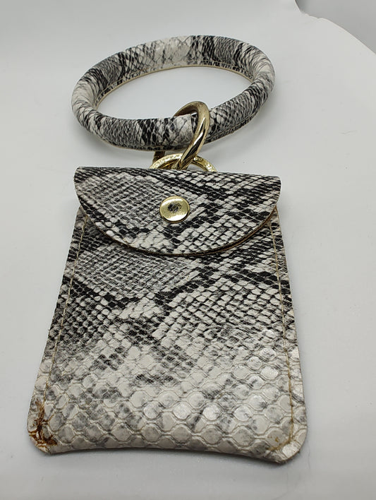 Snake Skin Wallet and Bracelet