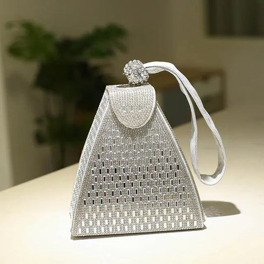 Luxury Diamond Clutch Bag for Women - Evening Purse