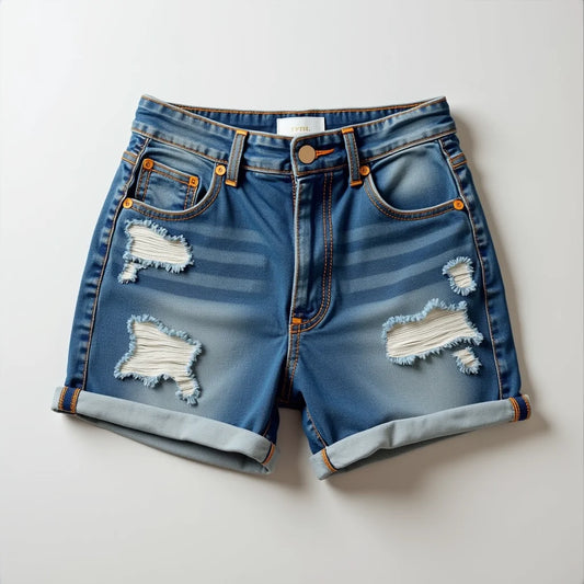Distressed Denim Shorts For Women - Distressed Denim Shorts for Women Styling Tips Trends
