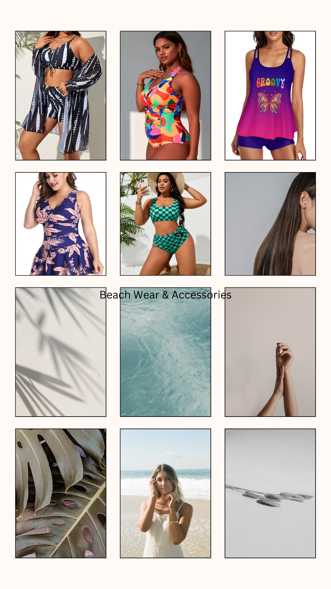 Women's Plus Size Boho Geometric Print 2-piece Casual Swimsuit