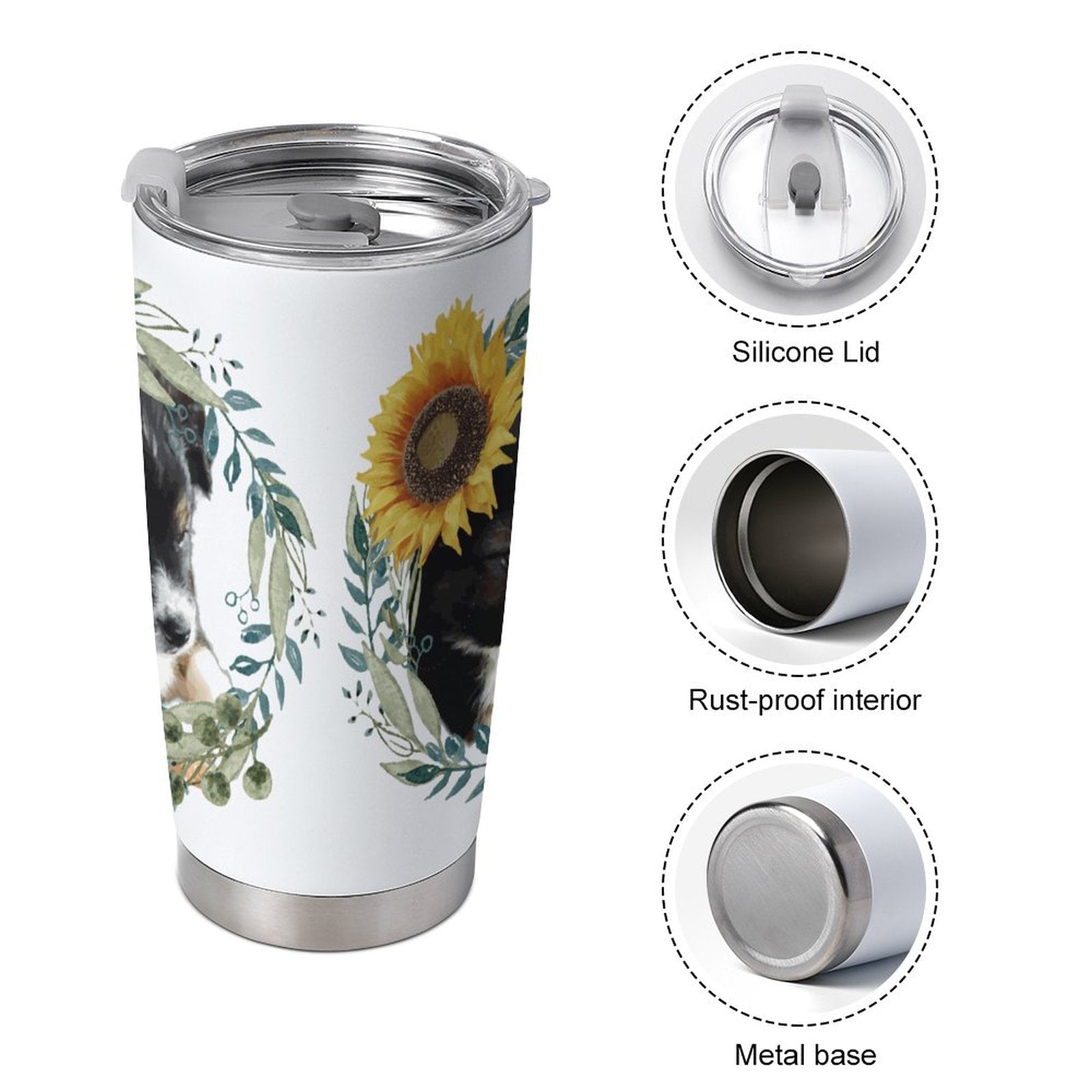 Free Shipping-20oz Insulated Stainless Steel Cup with Lid