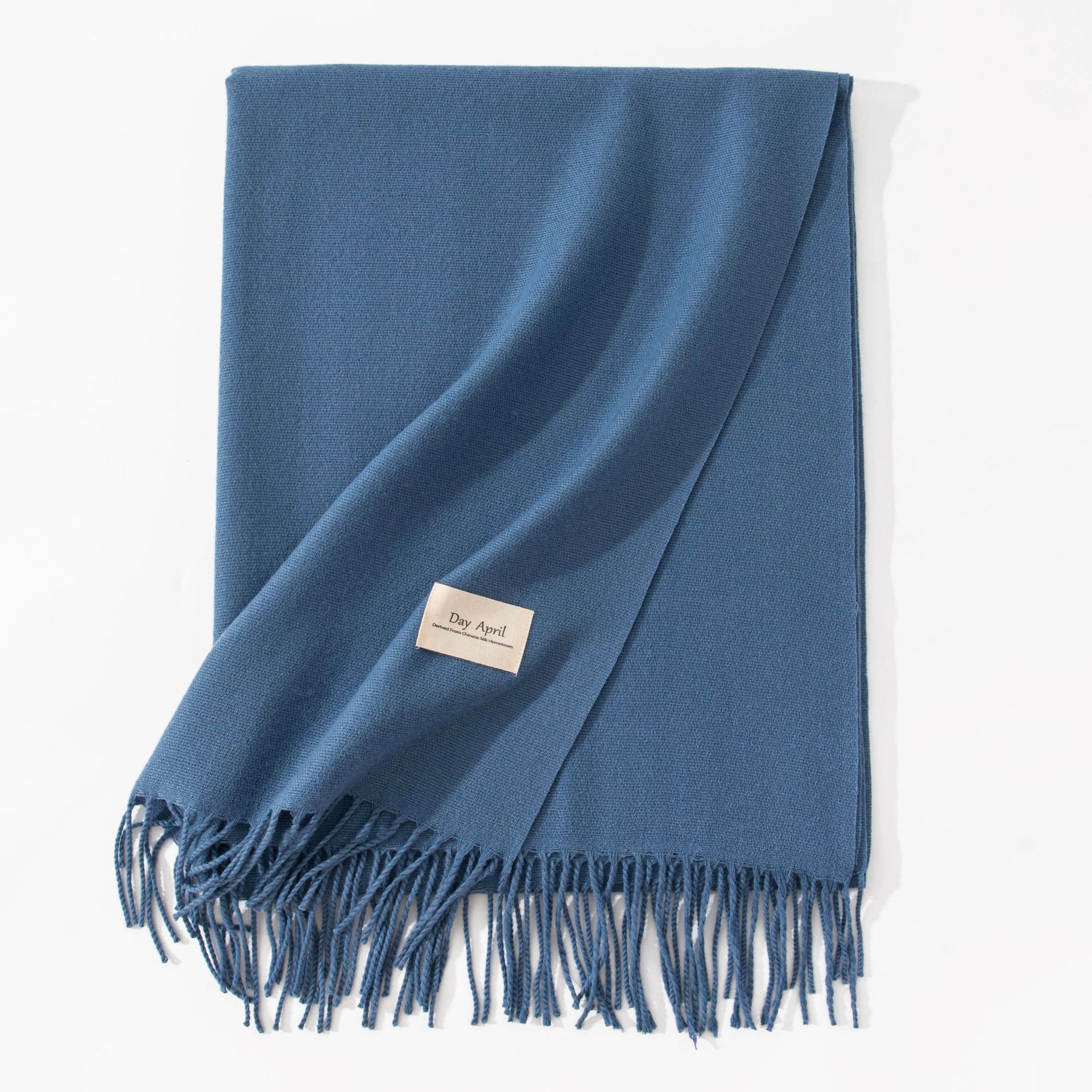 Women's Pure Color Faux Cashmere Winter Scarf