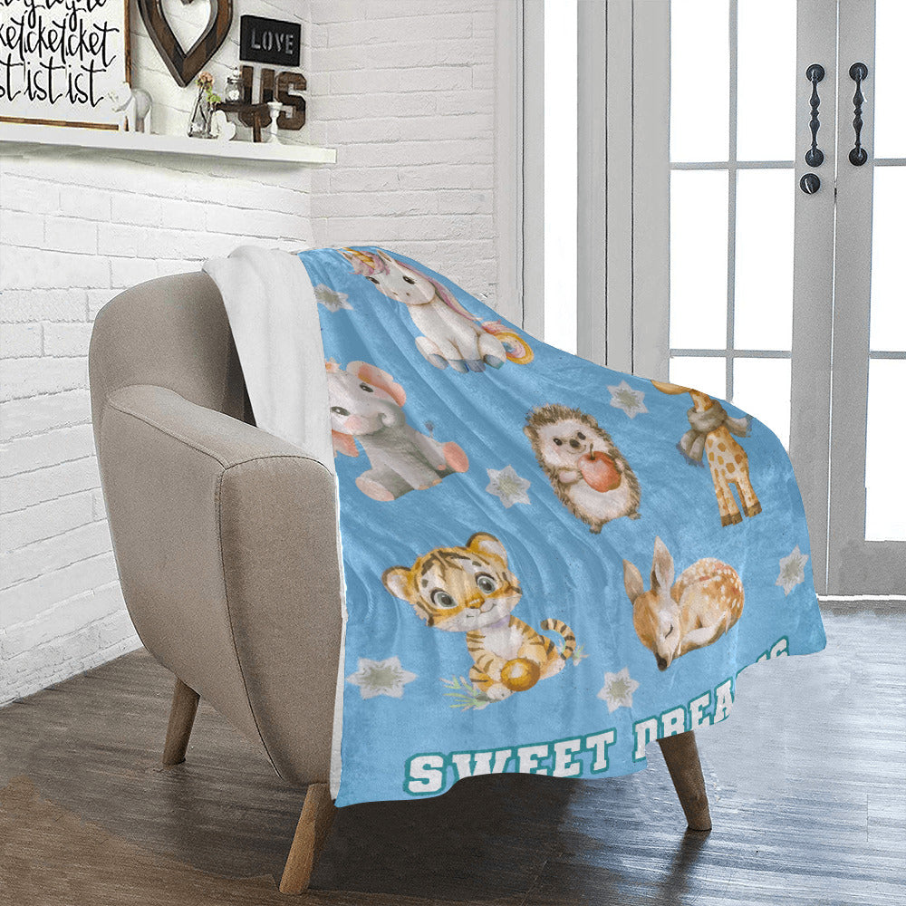 Sweet Dreams Baby Animals Ultra-Soft Micro Fleece Blanket 30