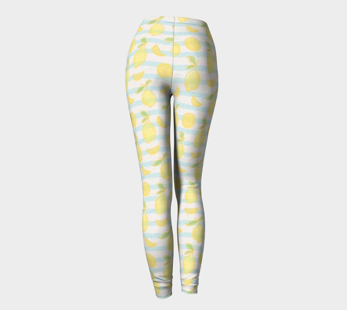 Easy Peasy Lemon Squeezy Yellow Leggings