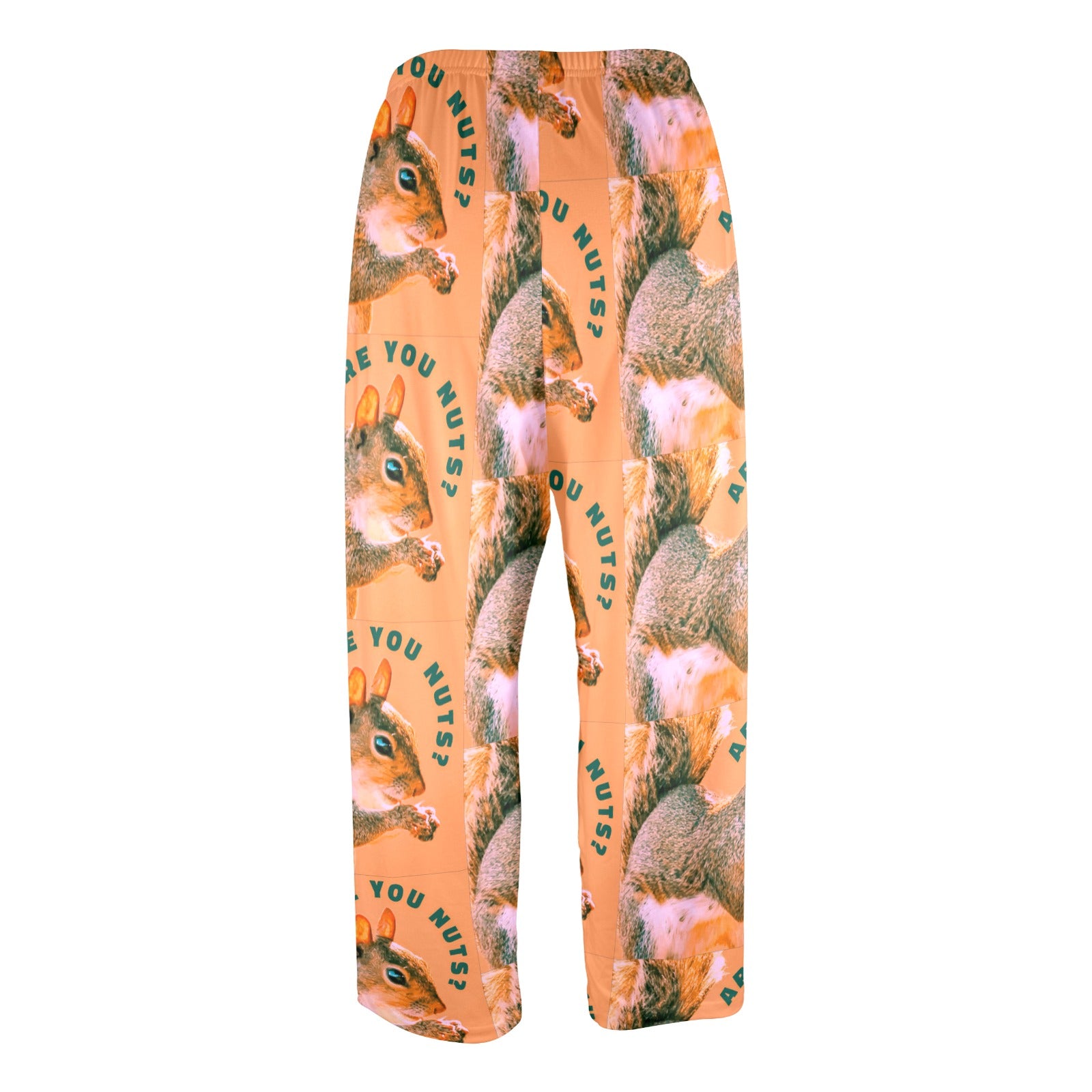 Men's Are you nuts? Funny Squirrel Men's Pajama Pants (Made in USA)