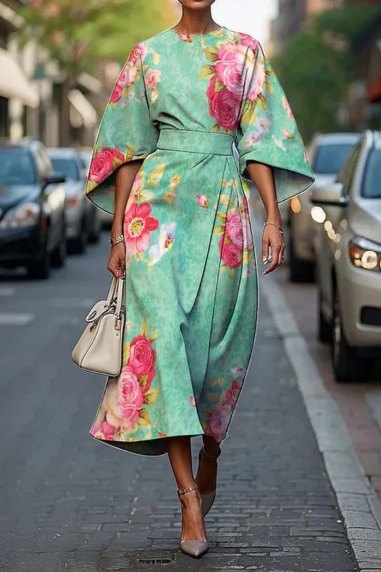 Female Creative Casual Printing Elegant Dress