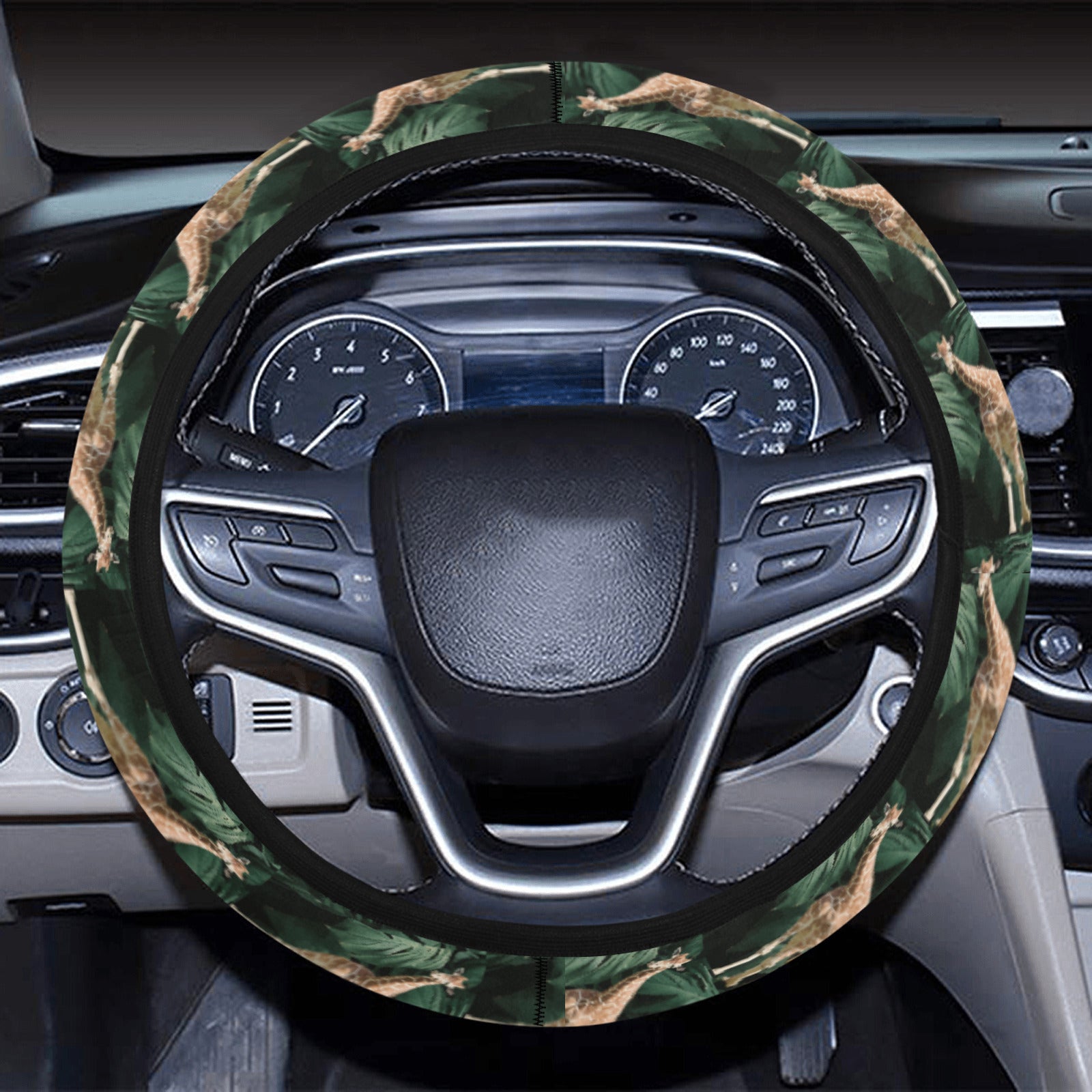 Tall Giraffe Steering Wheel Cover Steering Wheel Cover with Elastic Edge