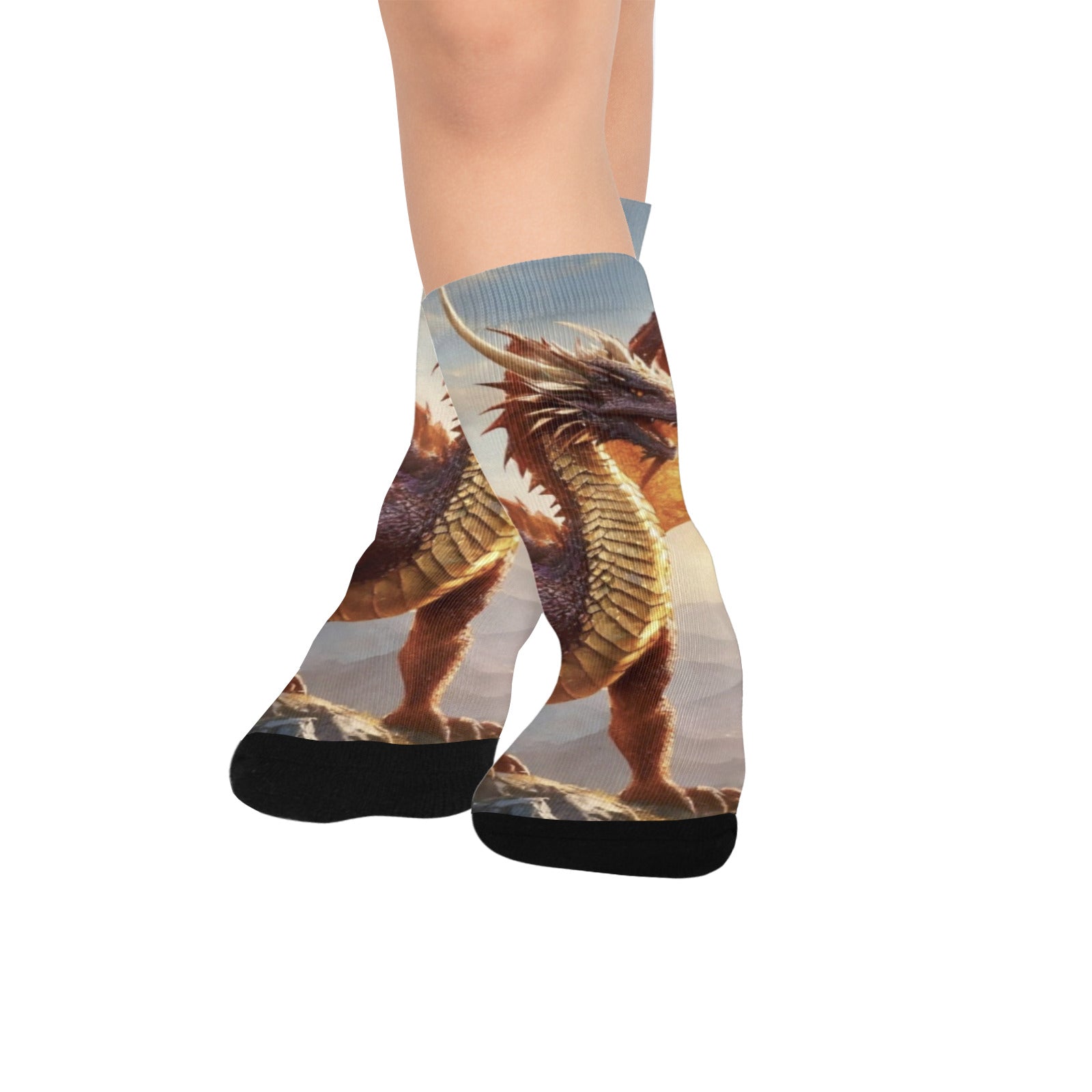 Game of Dragons Custom Socks for Kids