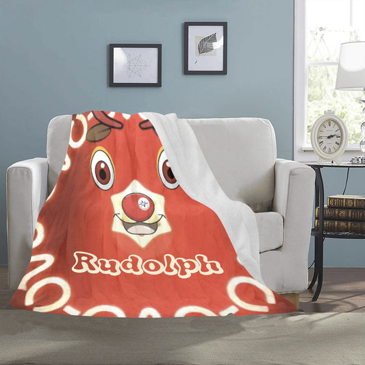Rudolph the Red Nose Reindeer Christmas Ultra-Soft Micro Fleece Blanket (Made in USA)