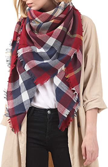 Women's Tartan Plaid Scarf