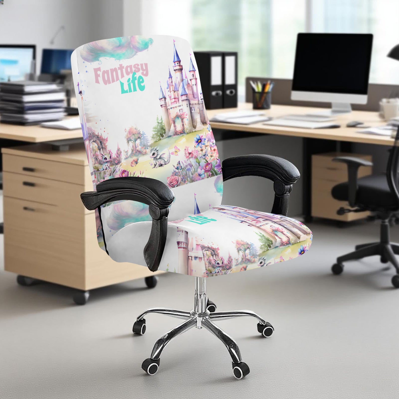 Fantasy Life Office Chair Cover | Ships from USA