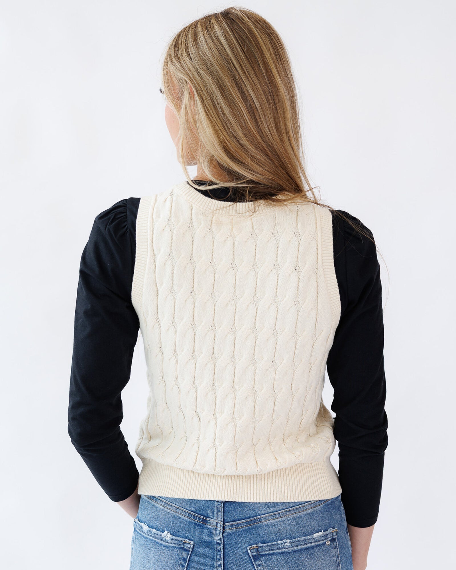 Sleeveless Applique Bows Beautiful Vest