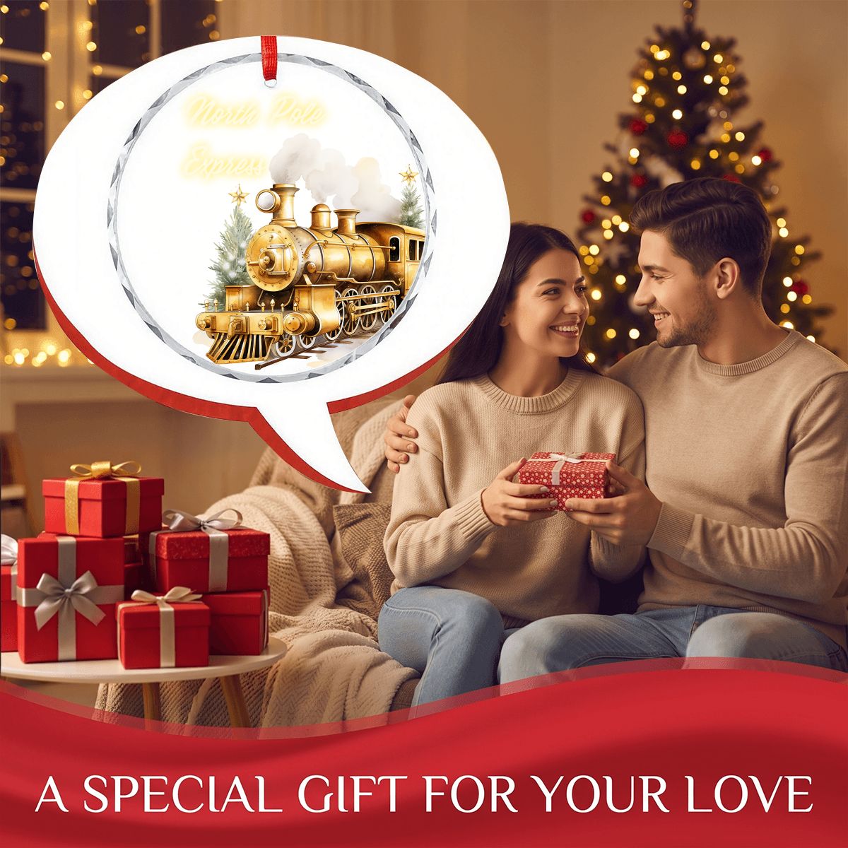 Round Glass Christmas Ornament (Made in USA) sianybdesignsGoldsteamtrainwithElegantGoldChristmassoft840e3af4f76f4301b5f1f2e759b6ccaf sianybdesignsElegantGoldChristmasstarsoftandinvitinglig625b0fca50ed
