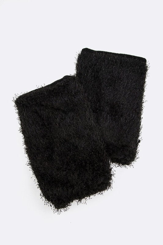 Fuzzy Fur Leg Warmers Boot Cuff