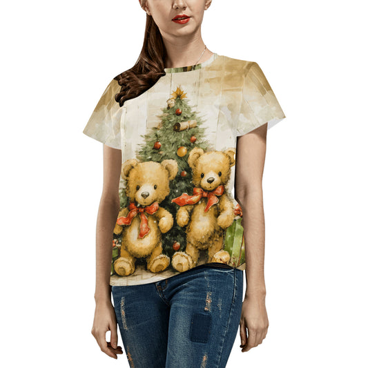 Women's Holiday Designs Graphic T-shirt (Made In USA)