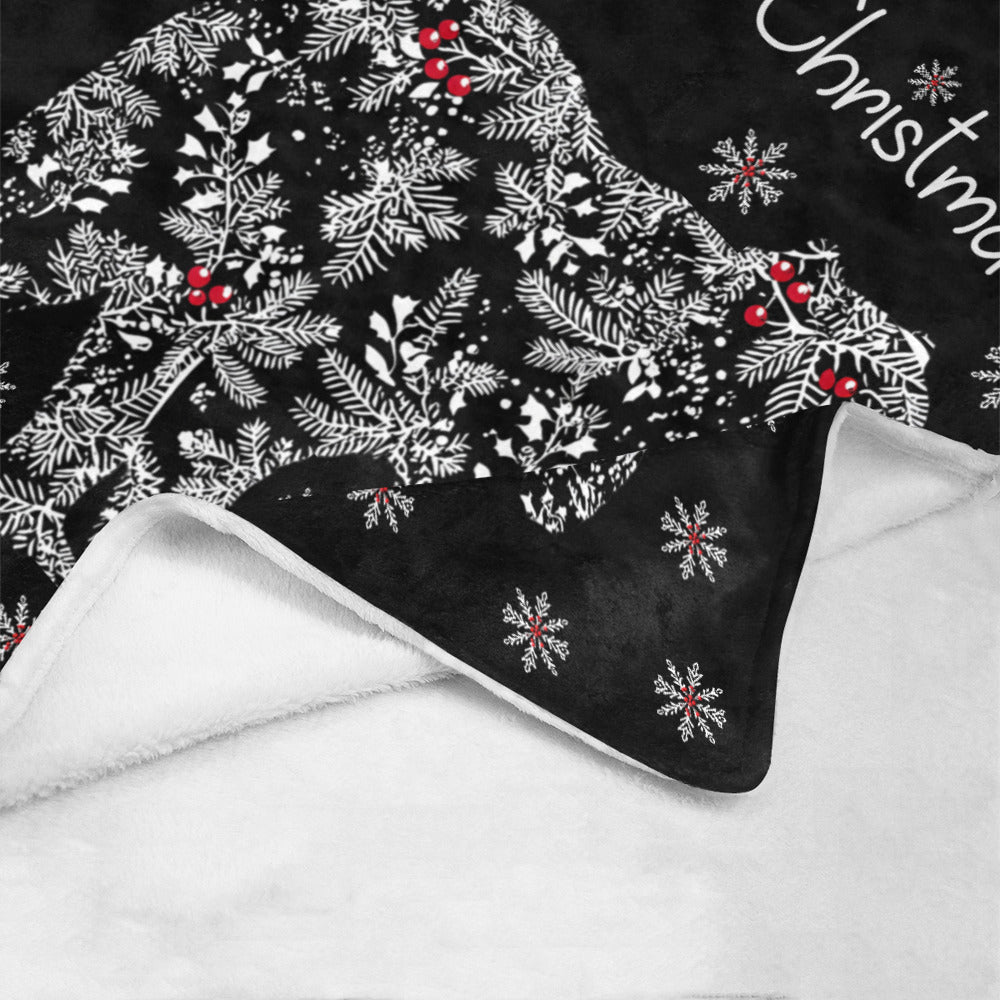 Merry Christmas Polar Bear Ultra-Soft Micro Fleece Blanket (Made in USA)