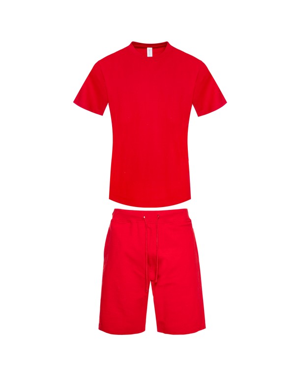 Men's Premium Heavy Weight Single Jersey Short Set