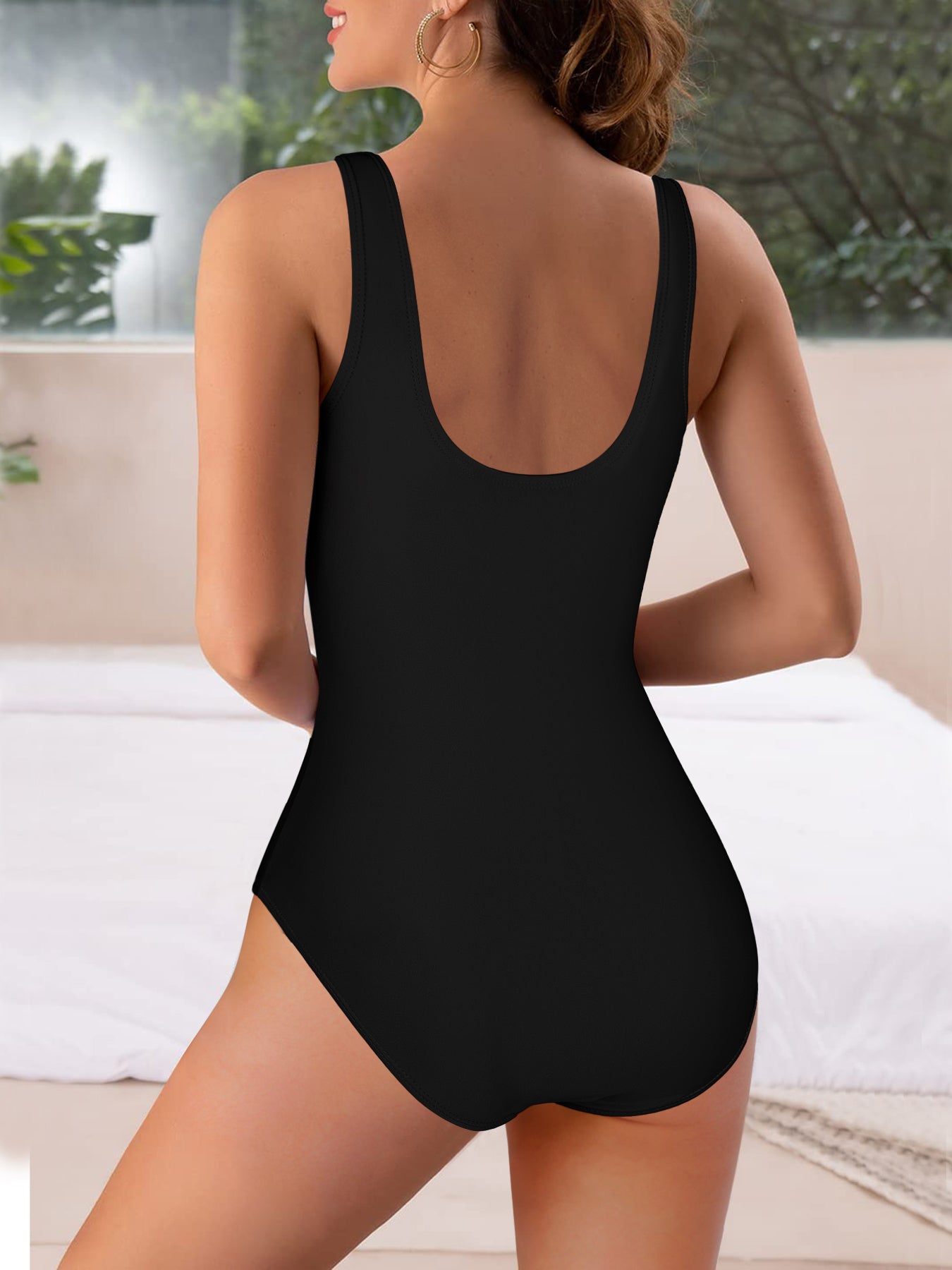 Golden Unicorn One-Piece Swimsuit for Women (Front Printing)