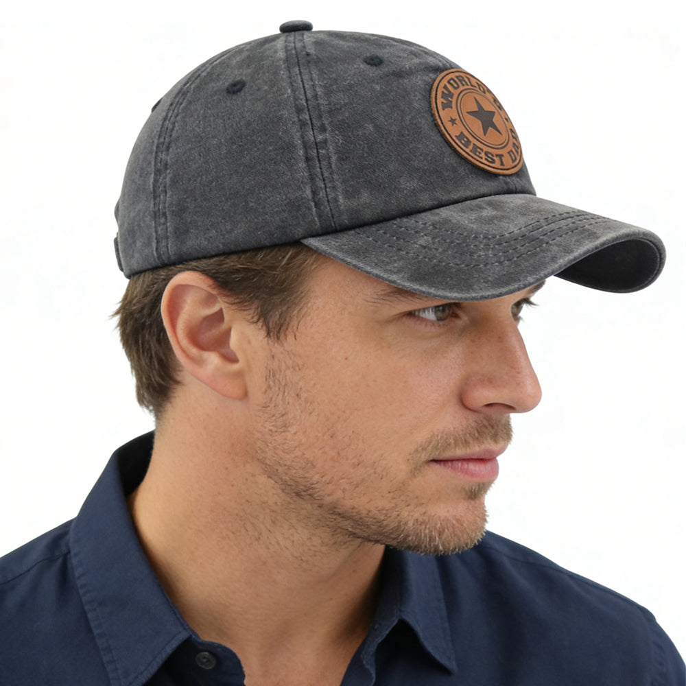 World's Best Dad Adjustable Wash Cotton Baseball Cap