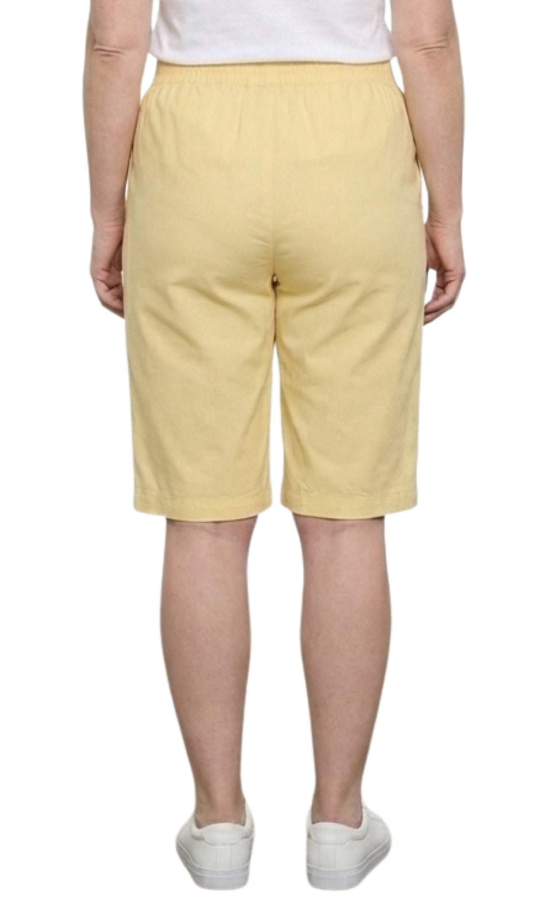 Women's Easy Pull on Bermuda Shorts in Denim and Twill