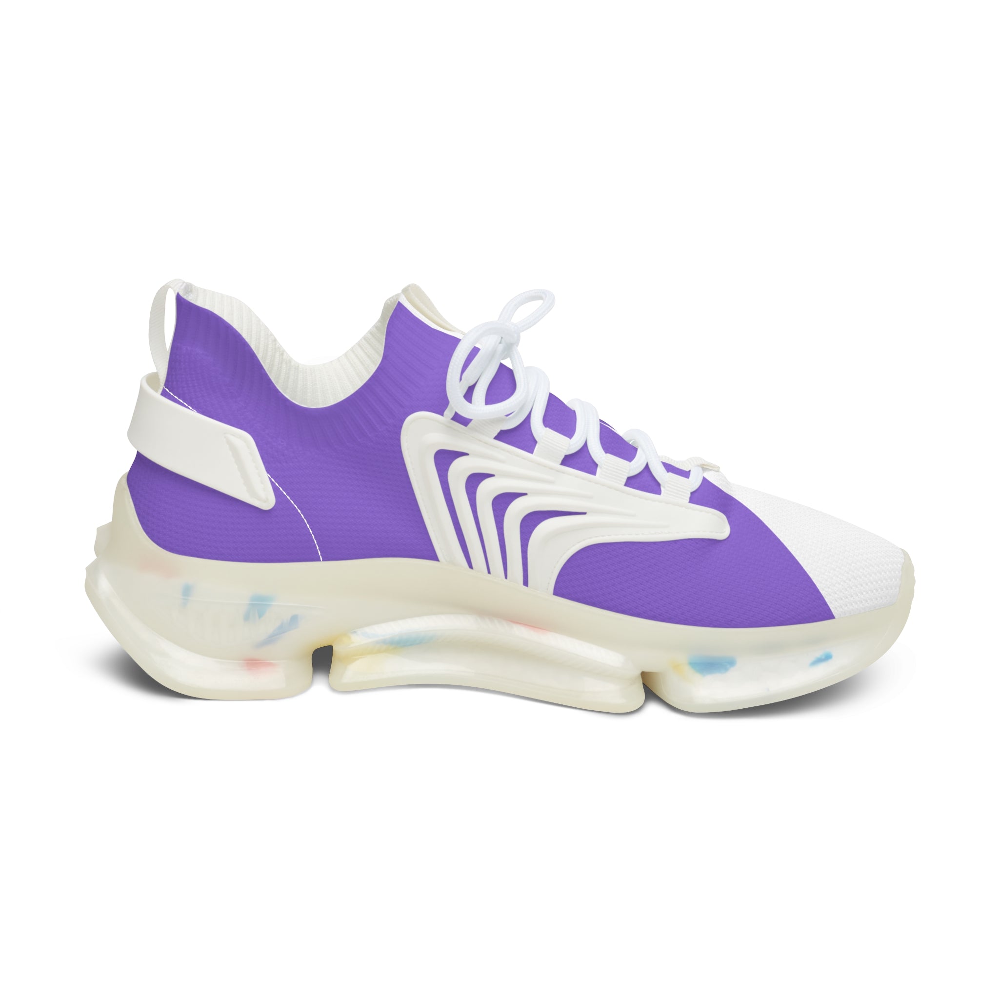 Women's Purple Mesh Athletic Sneakers