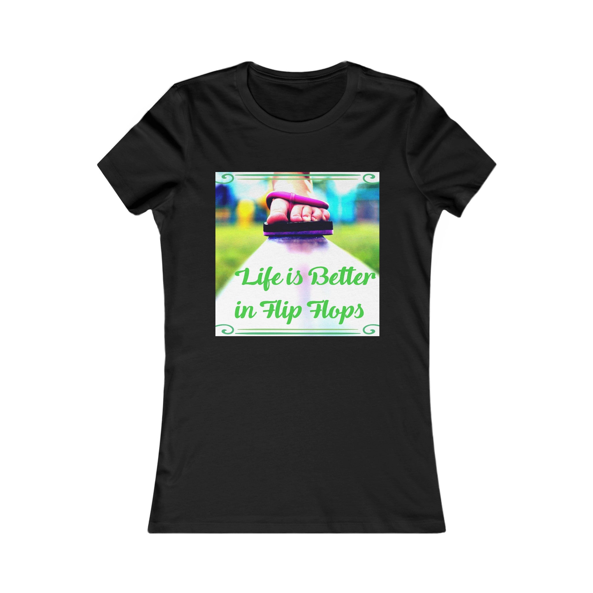 Life is Better in Flip Flops Women's Graphic T-shirt