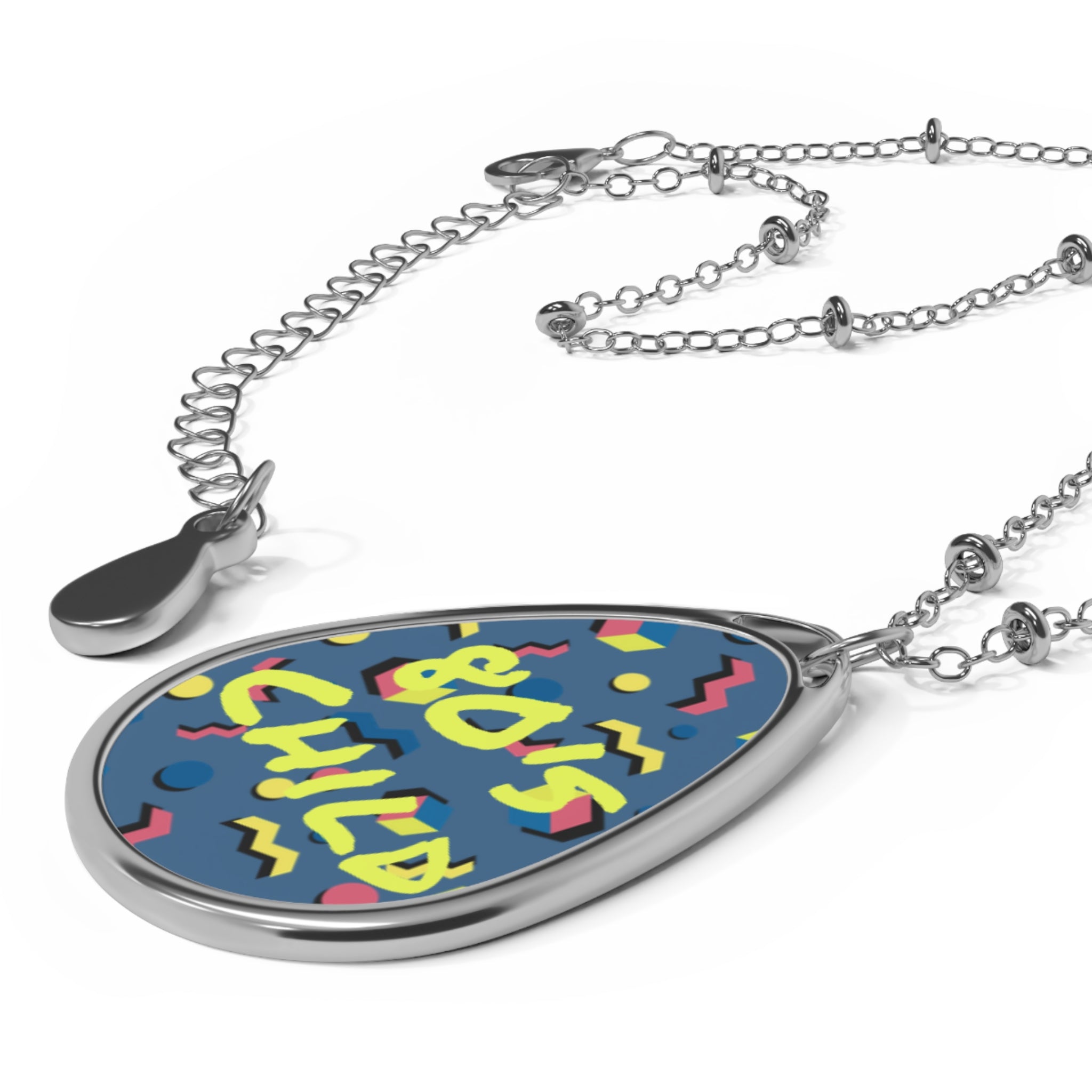 80's Child Oval Necklace