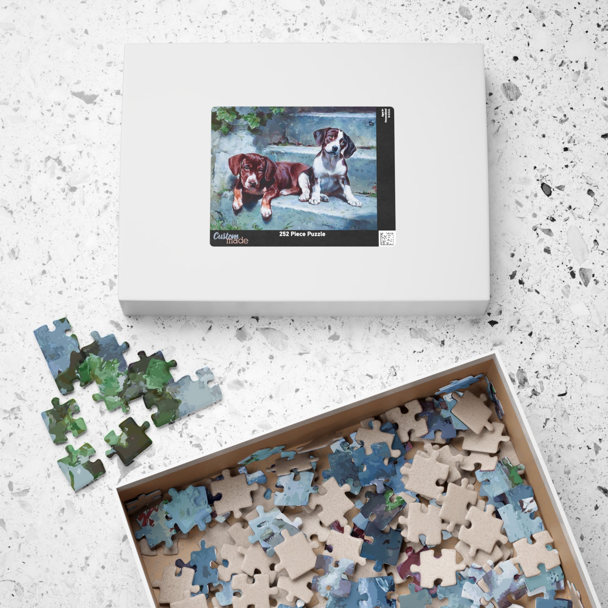 Puzzled Puppies Puzzle (110, 252, 520, 1014-piece)