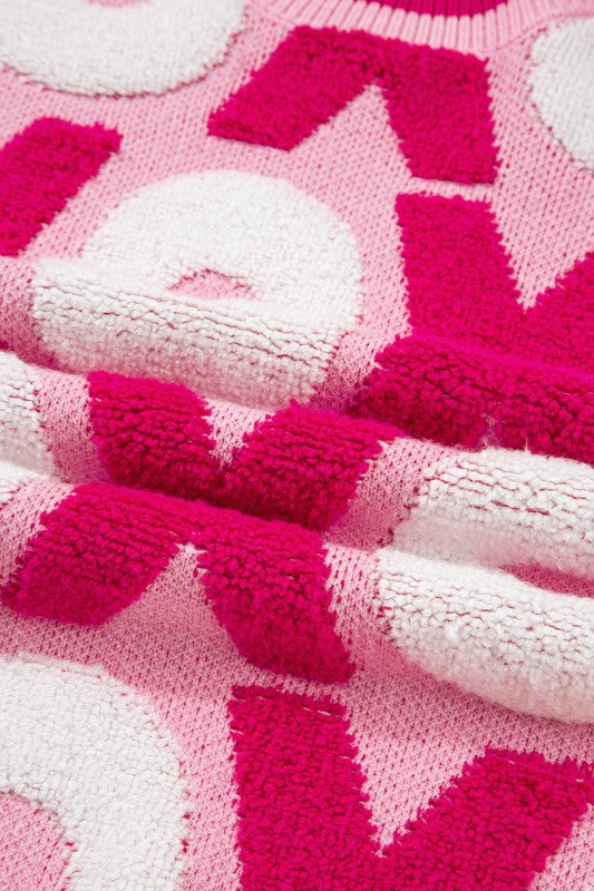 Valentine XOXO Drop Shoulder Crewneck Sweater