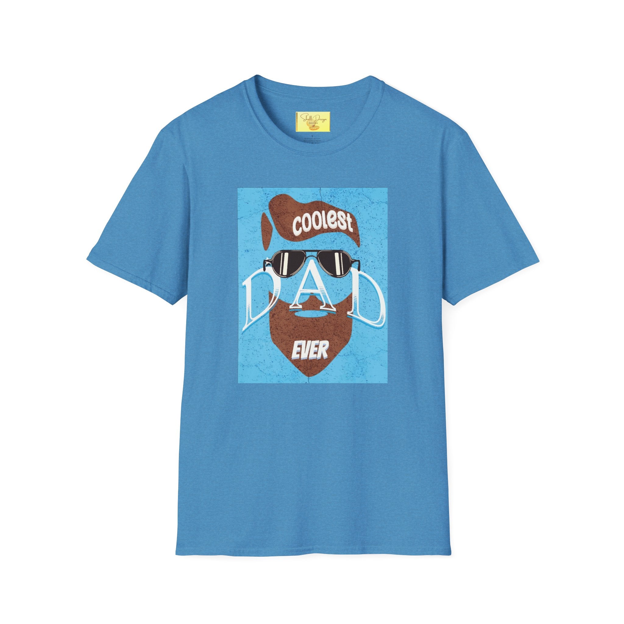 Men's Coolest Dad Ever Softstyle Graphic T-Shirt