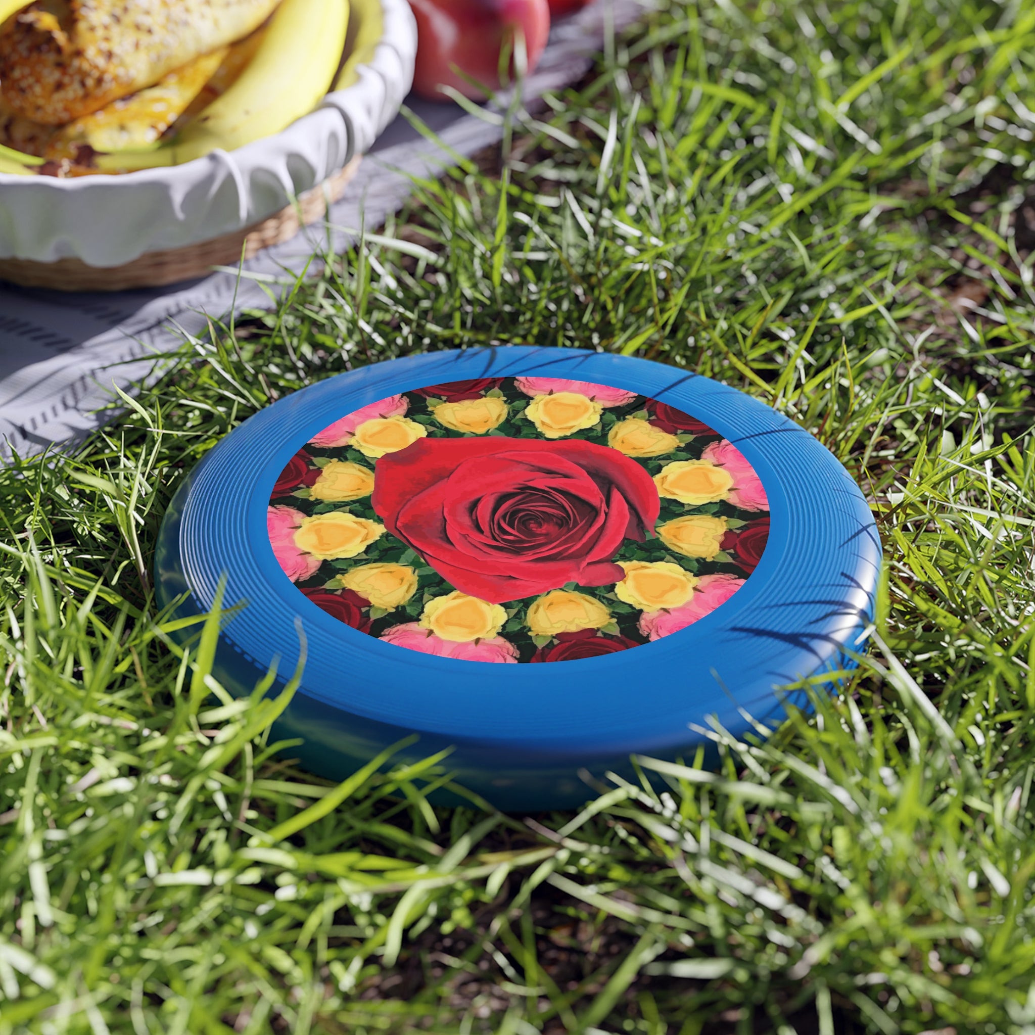 Red Roses Wham-O Frisbee