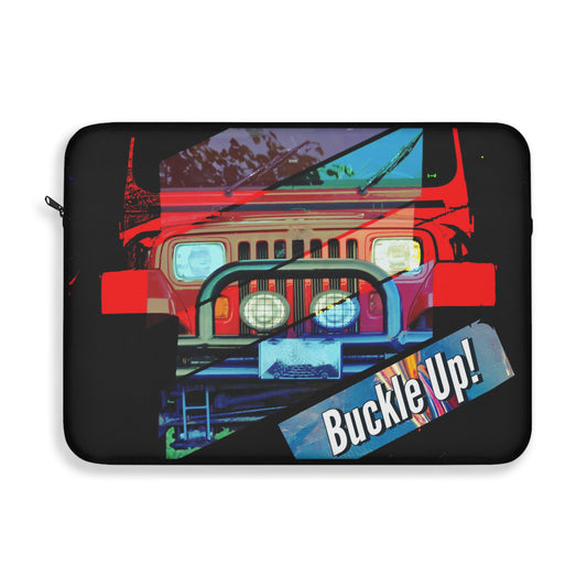 Buckle Up!  4-wheel Drive Laptop Sleeve