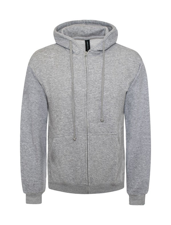 Men's Full Zipper Fleece Hoodie