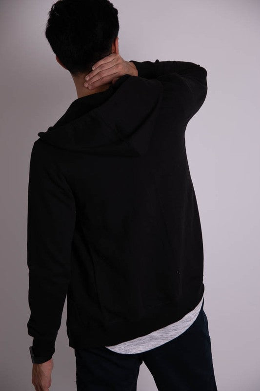 Men's Full Zipper Fleece Hoodie