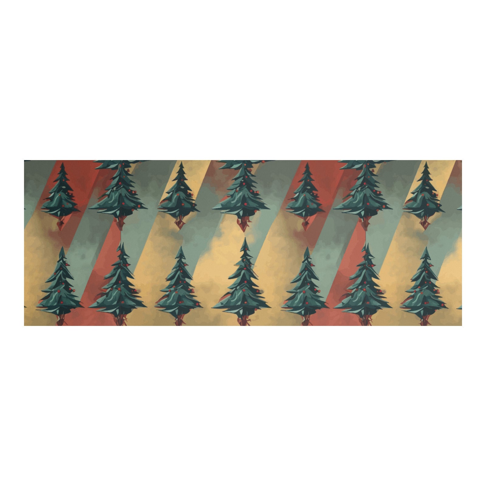 Christmas Trees on Matte Finish Wrapping Paper (Made in USA)