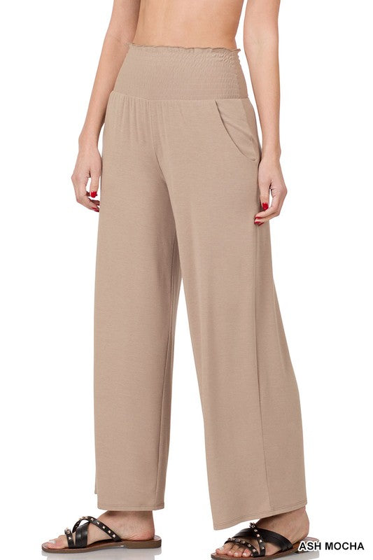 Women's Smocked Waistband Lounge Pants