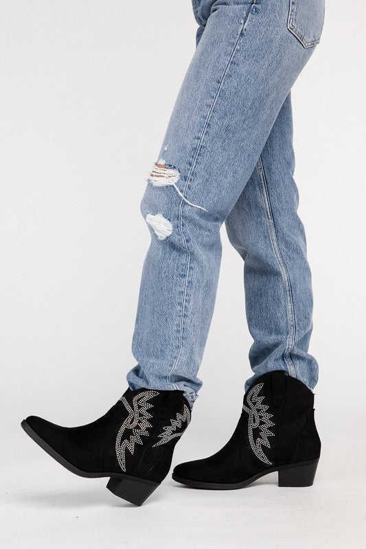 Women's RONAN Rhinestone Western Booties