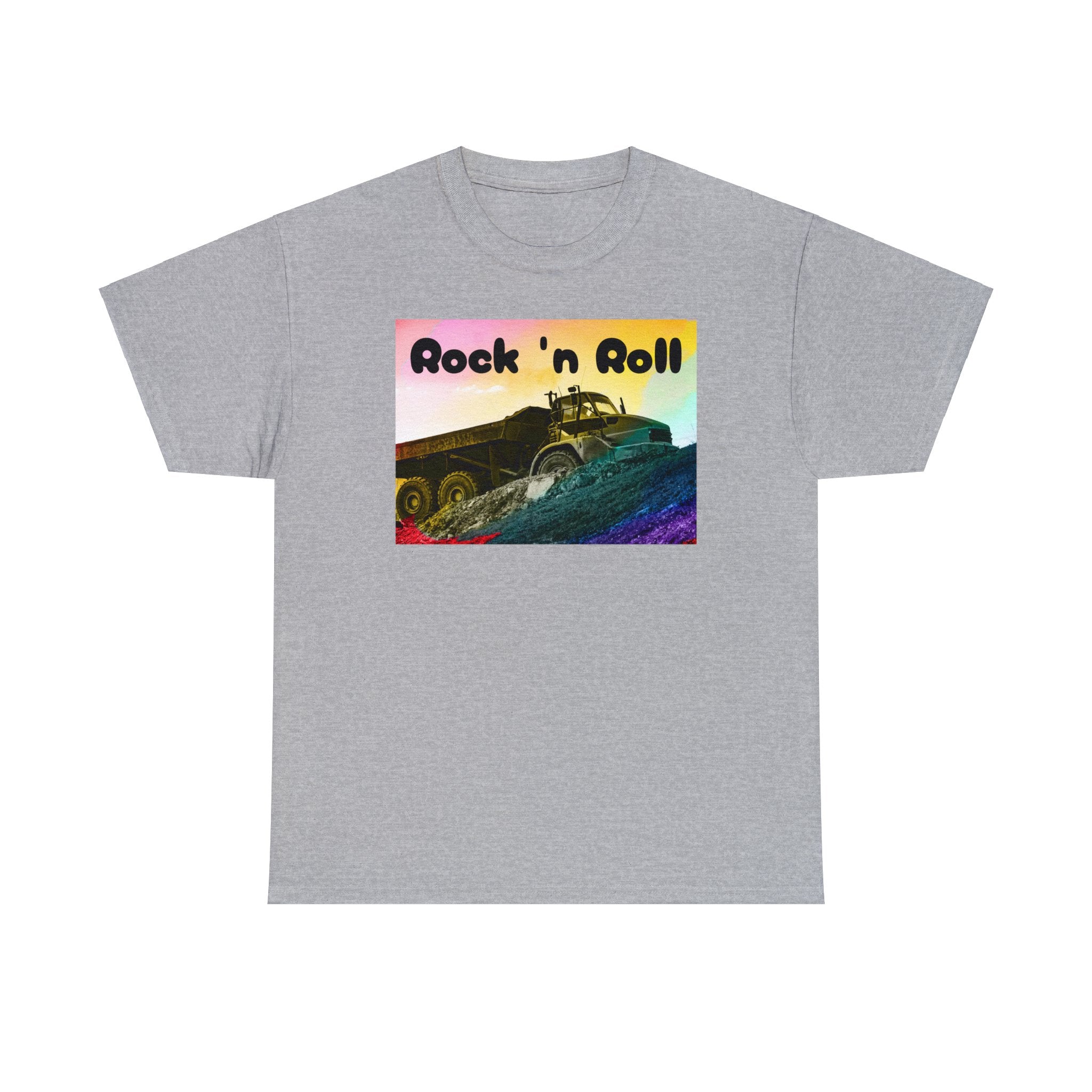 Rock 'n Roll Dump Truck Camiseta unisex de algodón pesado hasta 5XL