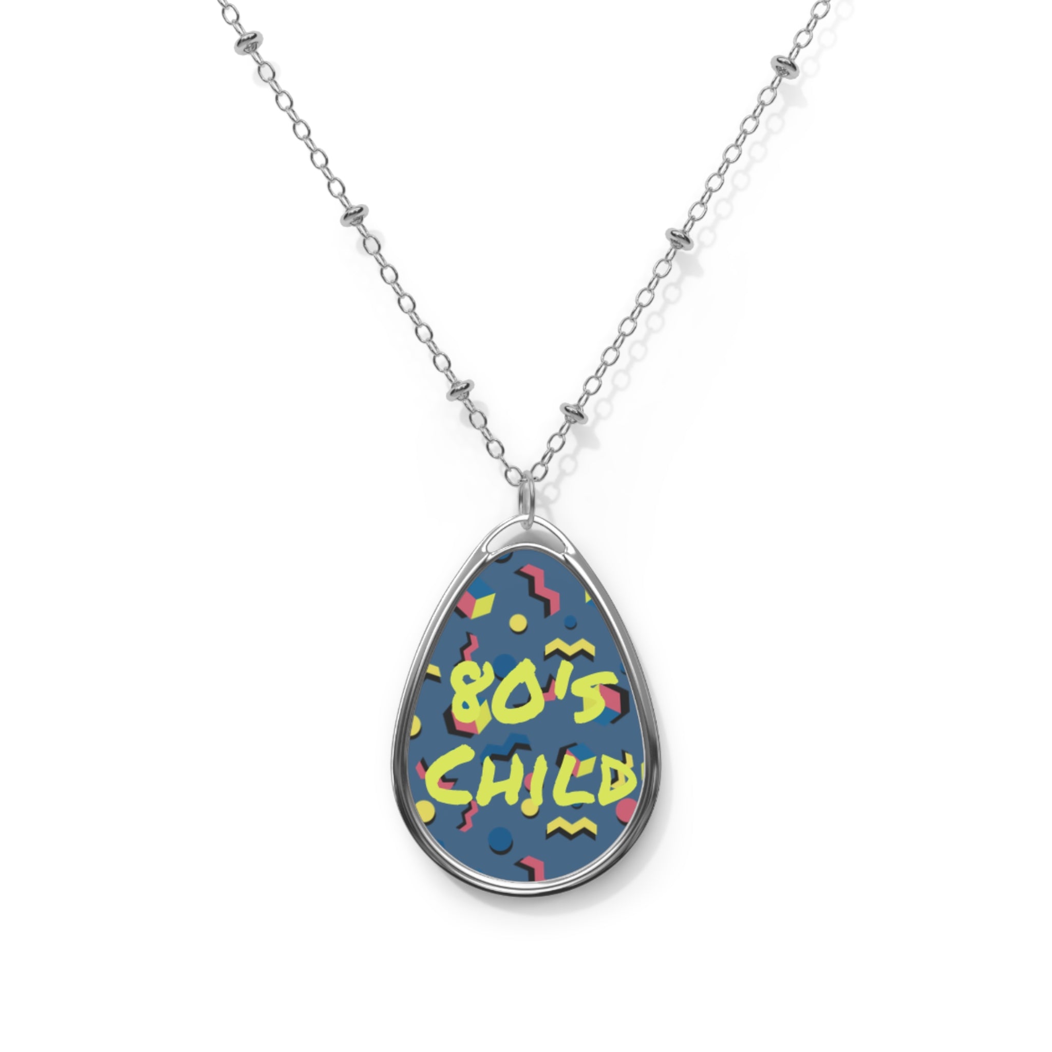 80's Child Oval Necklace