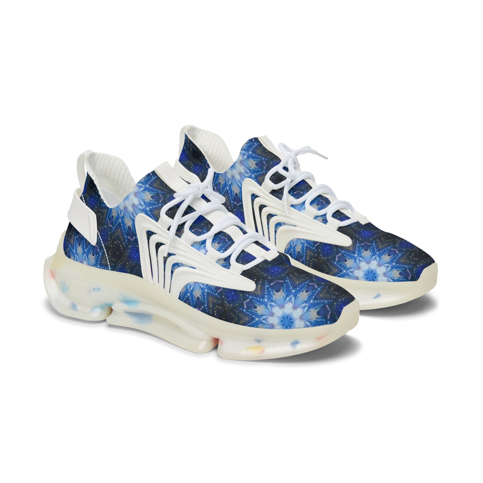 Women's Blue Star Mesh Sneakers