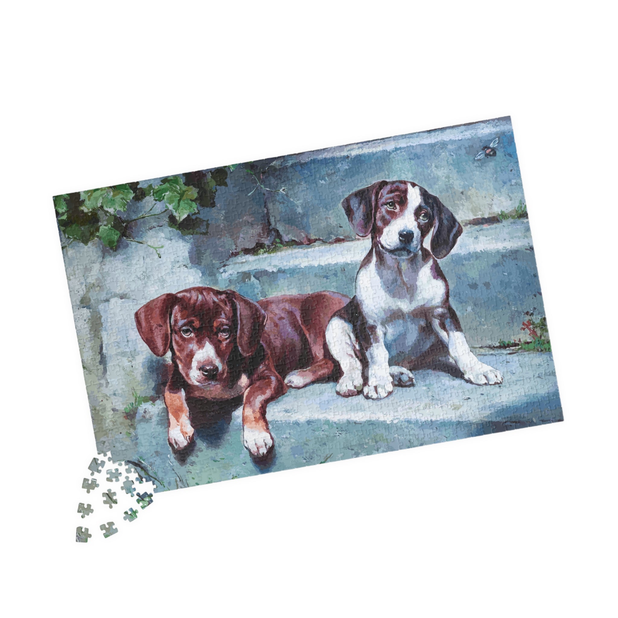 Puzzled Puppies Puzzle (110, 252, 520, 1014-piece)