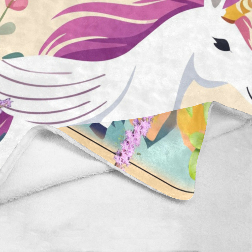 Unicorn with Wings Ultra-Soft Micro Fleece Blanket 40