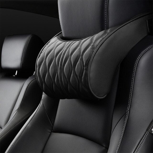 Car Interior Seat Memory Foam Headrest & Lumbar Support