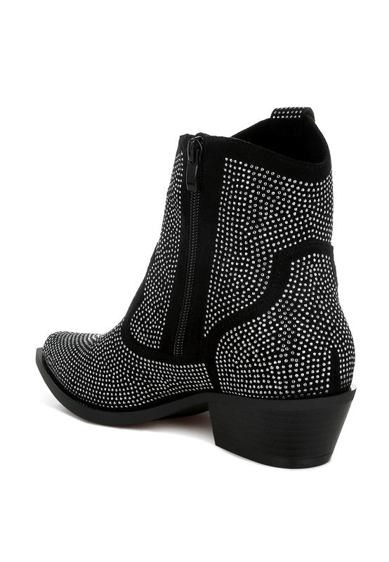 Women's Costello Rhinestone Embellished Cowboy Boots