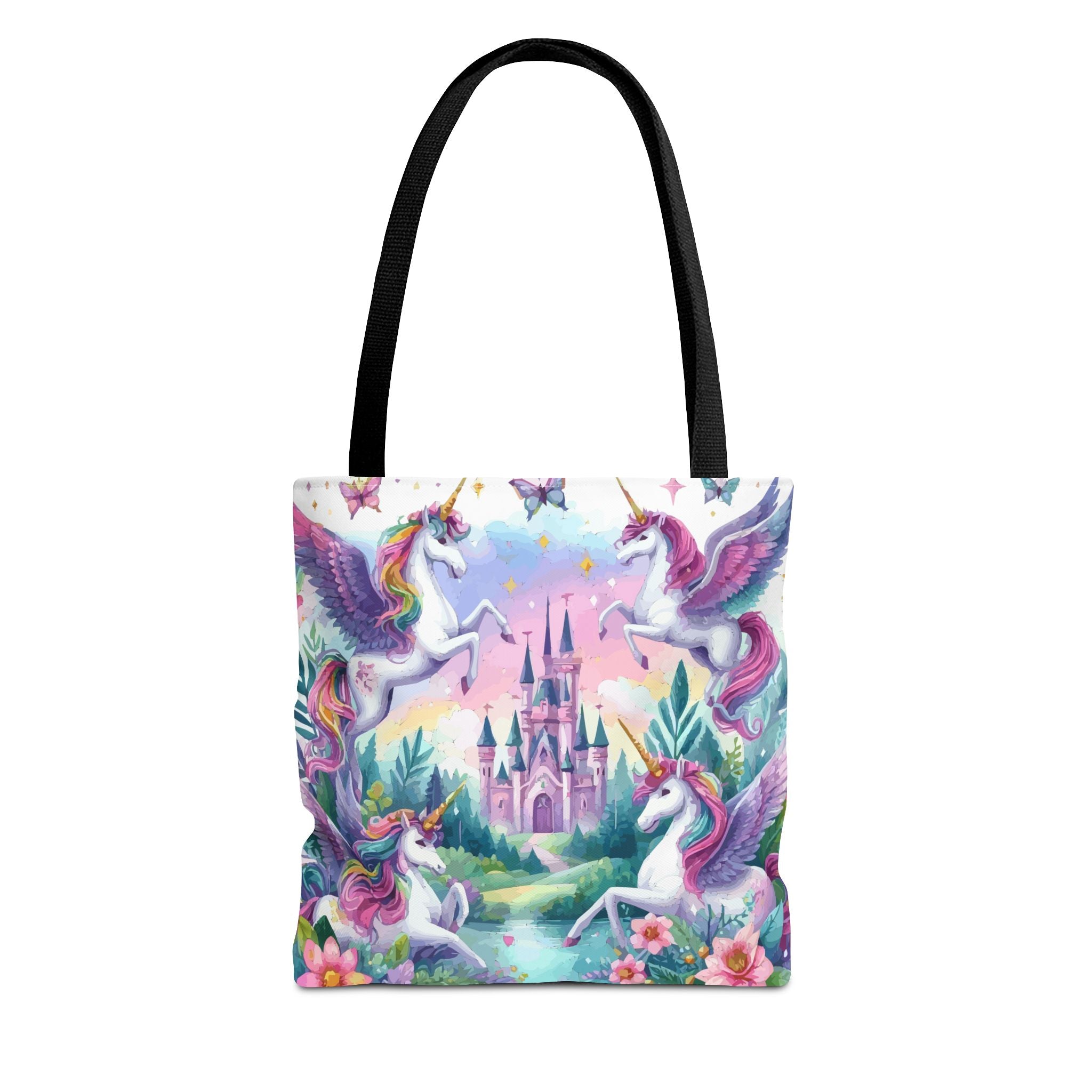 Flying Unicorns Printed Tote Bag