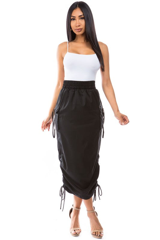 Women's Fashionable Denim Maxi Skirt