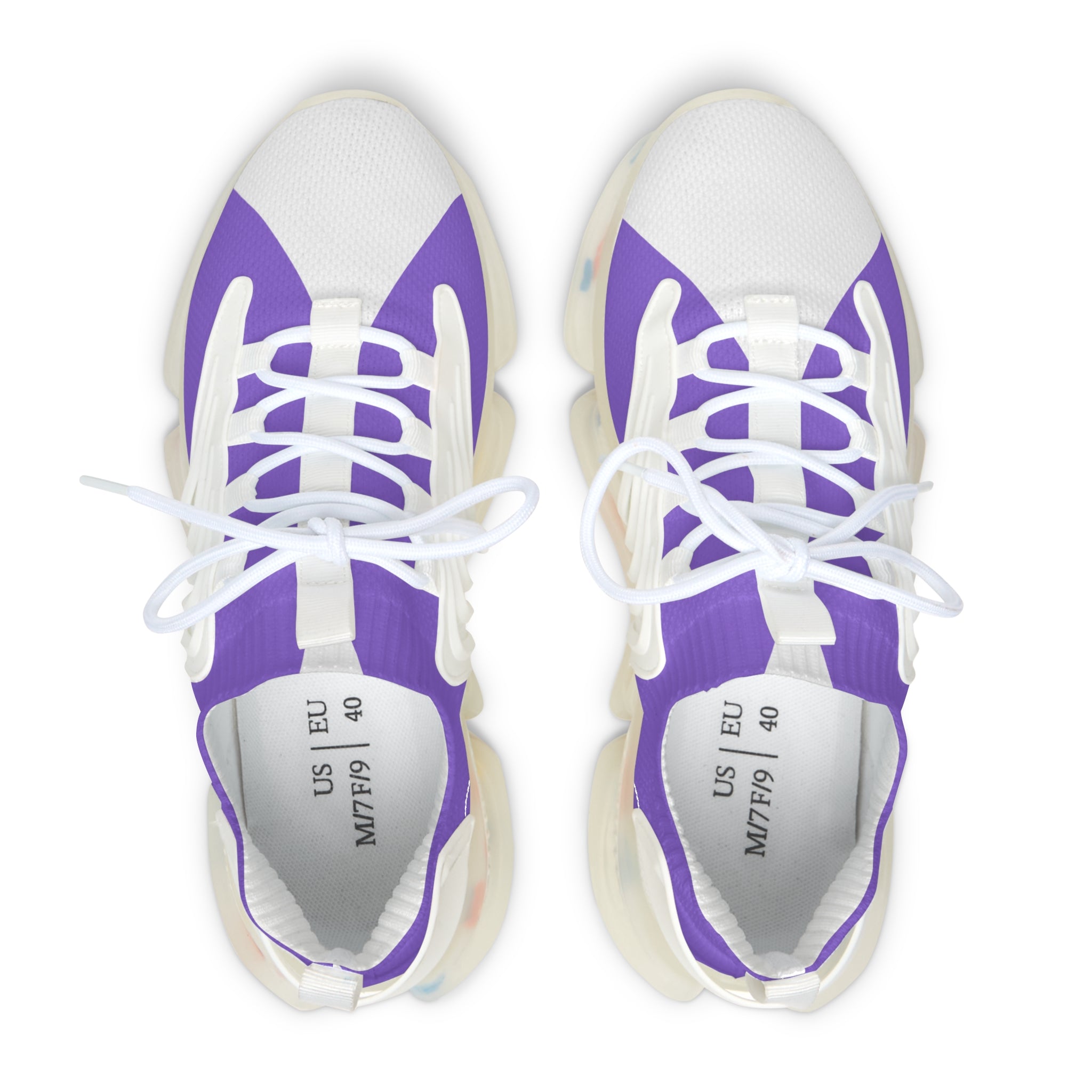 Women's Purple Mesh Athletic Sneakers