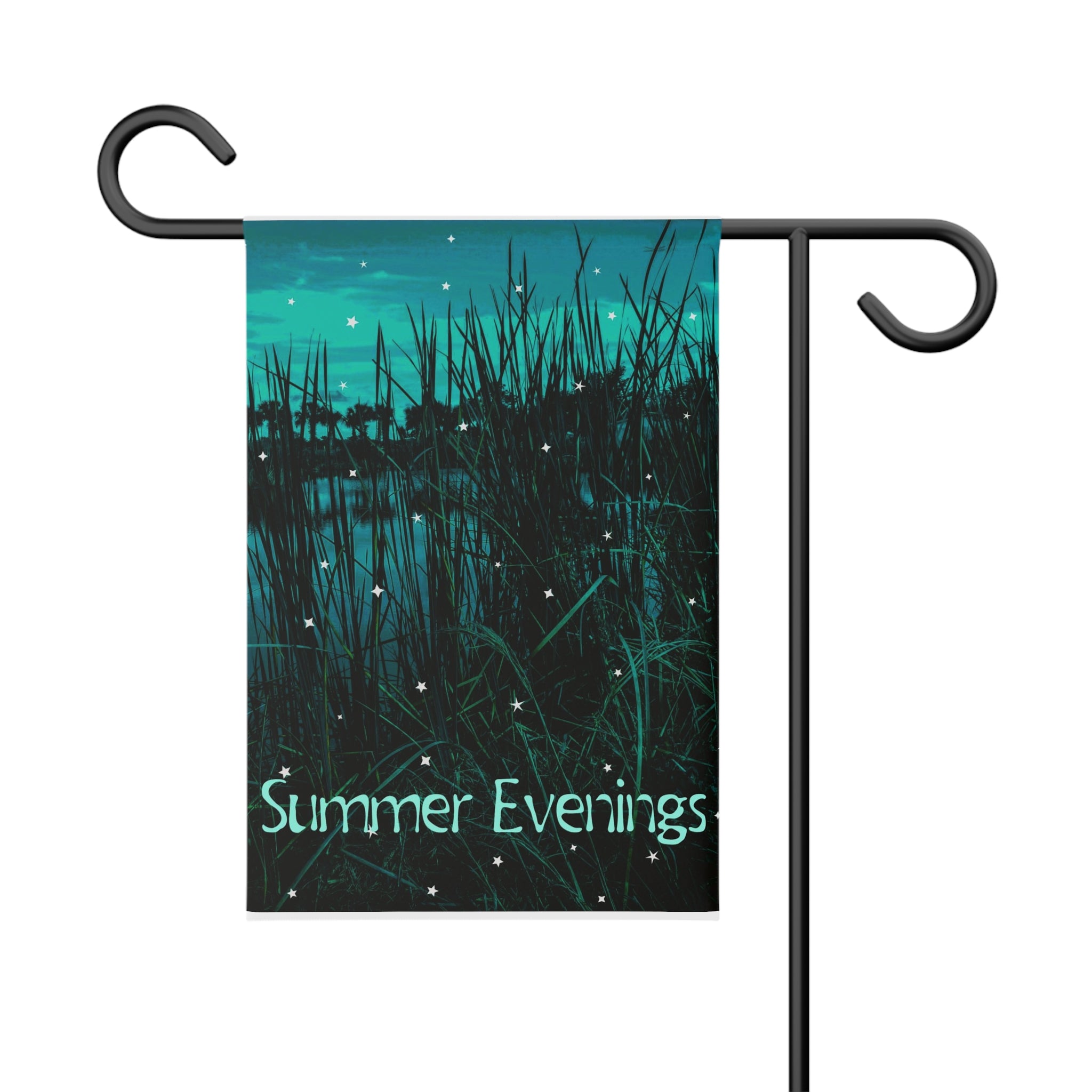 Celebrating Summer Evenings Garden Flag - Shell Design Boutique