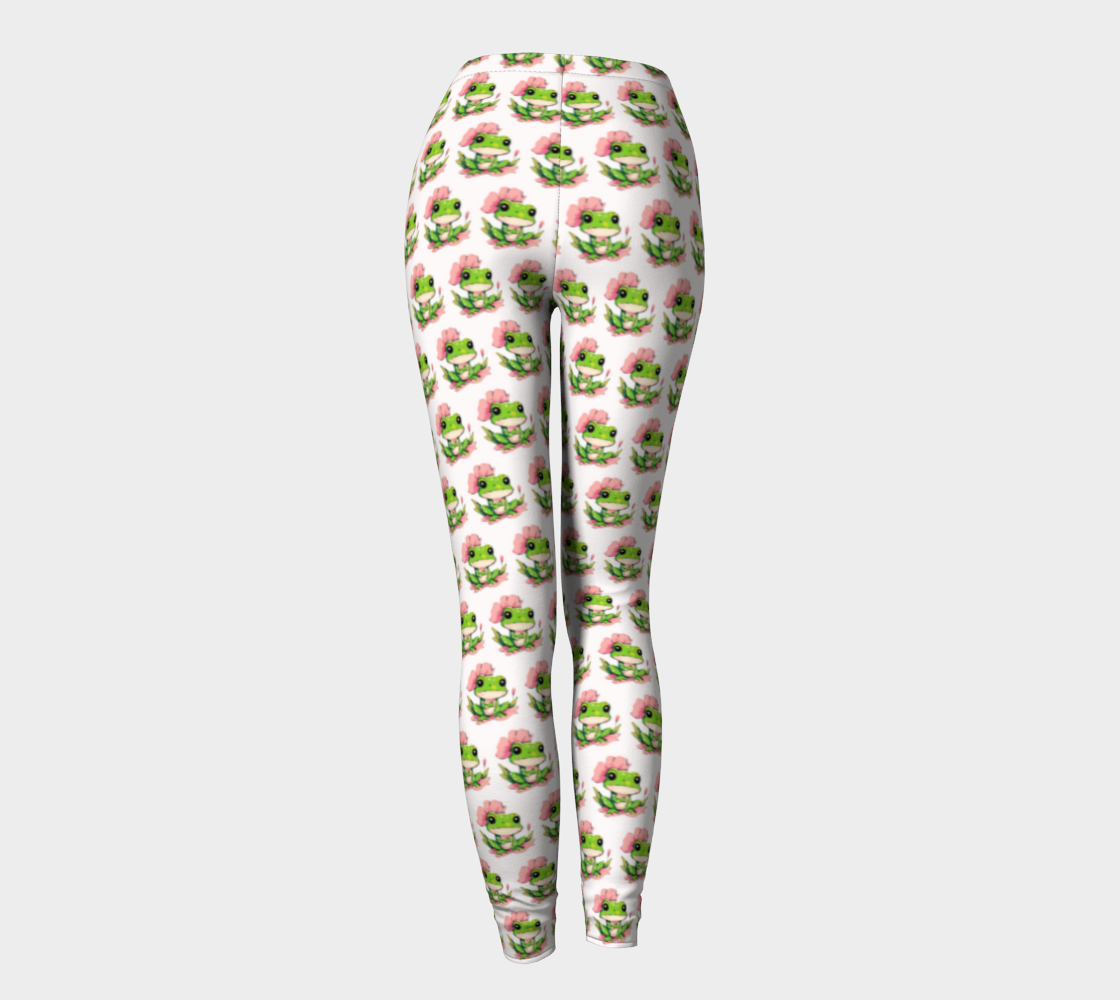 Women's Frogs on Lily Pads Leggings